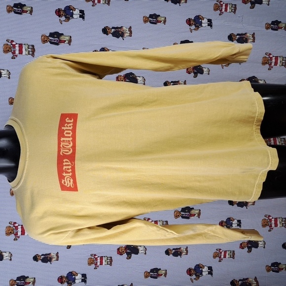 Meek Mill Millidelphia 1987 biker graphic beige & red long-sleeved Lg t-shirt - Picture 3 of 7